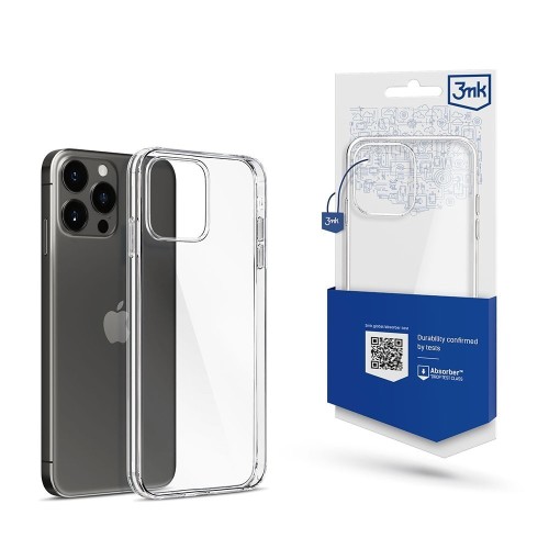 DĖKLAS 3MK CLEAR CASE 1,2MM APPLE IPHONE 17 PRO