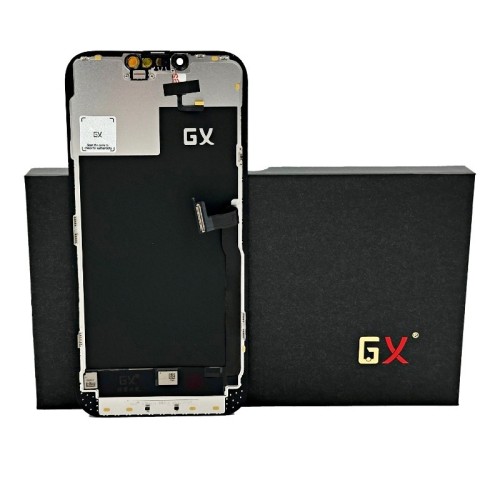 EKRANAS APPLE IPHONE 13 PRO MAX SU LIETIMUI JAUTRIU STIKLIUKU GX HARD OLED (REMOVABLE IC)