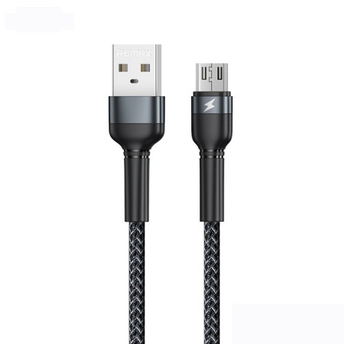 USB KABELIS REMAX RC-124M USB-A TO MICROUSB 1.0M JUODAS