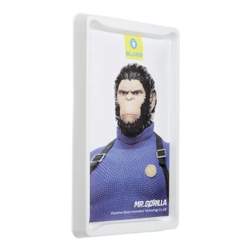 LCD APSAUGINIS STIKLIUKAS 5D MR. MONKEY GLASS (STRONG LITE) SAMSUNG S948 S26 ULTRA JUODAS