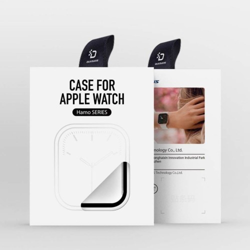 LCD APSAUGINIS STIKLIUKAS / DĖKLAS DUX DUCIS HAMO APPLE WATCH 41MM SIDABRINIS