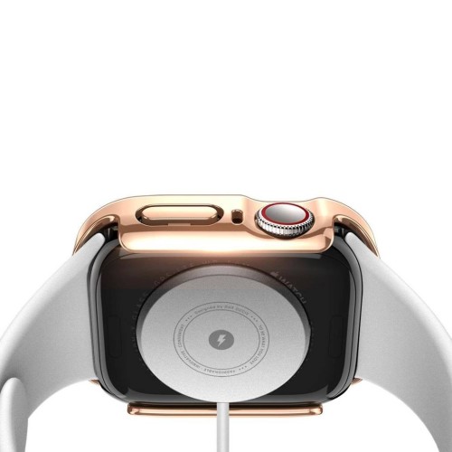 LCD APSAUGINIS STIKLIUKAS / DĖKLAS DUX DUCIS HAMO APPLE WATCH 44MM ROŽINIS