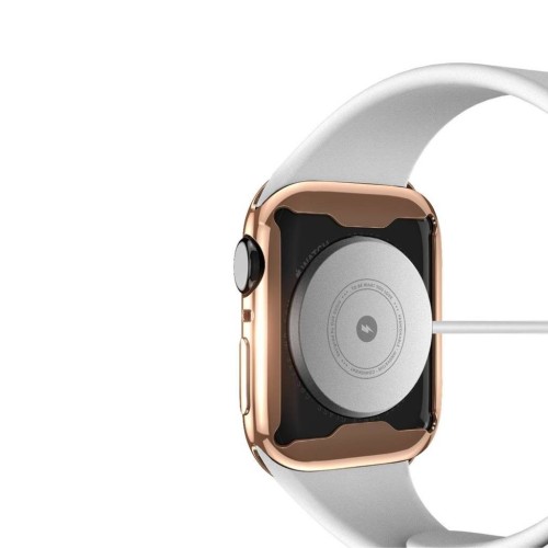 LCD APSAUGINIS STIKLIUKAS / DĖKLAS DUX DUCIS SAMO APPLE WATCH 45MM ROŽINIS