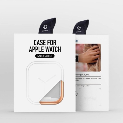 LCD APSAUGINIS STIKLIUKAS / DĖKLAS DUX DUCIS SAMO APPLE WATCH 45MM ROŽINIS