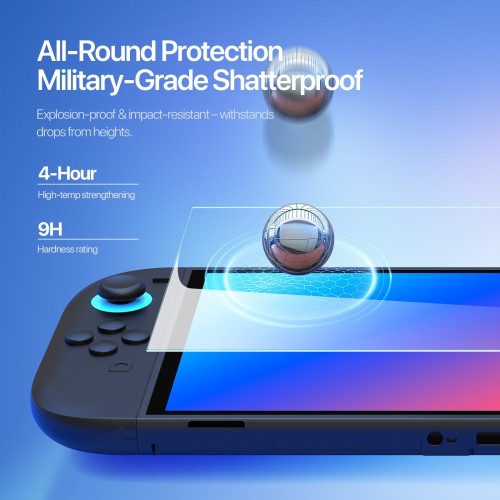 LCD APSAUGINIS STIKLIUKAS DUX DUCIS HD (+ ALIGNMENT TOOL) NINTENDO SWITCH