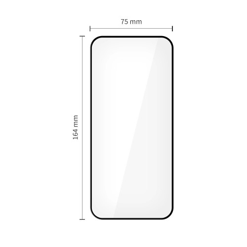 LCD APSAUGINIS STIKLIUKAS TECH-PROTECT GLASS FIT+ 2-PACK XIAOMI REDMI 15 4G / REDMI 15 5G JUODAS