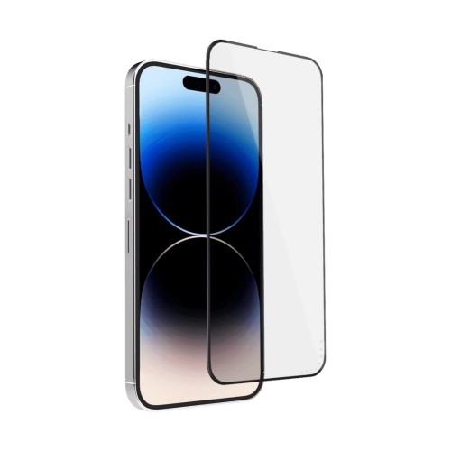 LCD APSAUGINIS STIKLIUKAS 2.5D TELLOS APPLE IPHONE 15 PRO MAX JUODAS