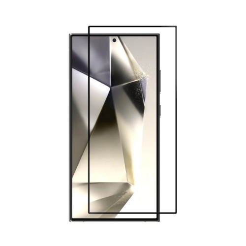 LCD APSAUGINIS STIKLIUKAS 2.5D TELLOS SAMSUNG S928 S24 ULTRA JUODAS