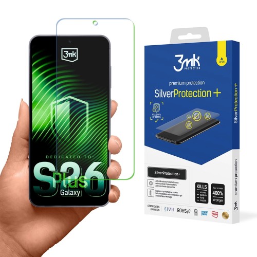 LCD APSAUGINĖ PLĖVELĖ 3MK SILVER PROTECTION+ SAMSUNG S947 S26 PLUS