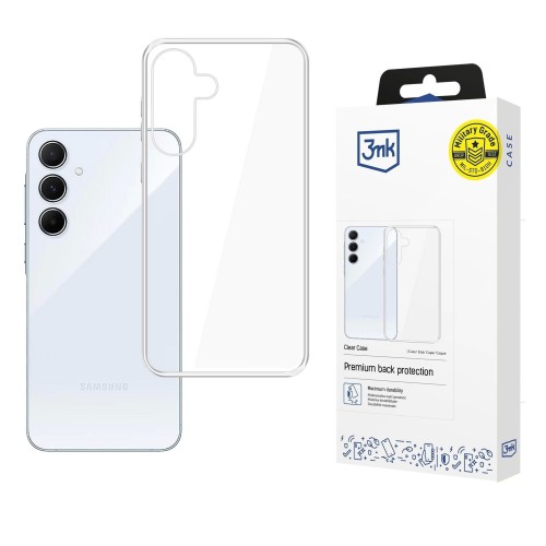 DĖKLAS 3MK CLEAR CASE 1,2MM SAMSUNG A576 A57 5G