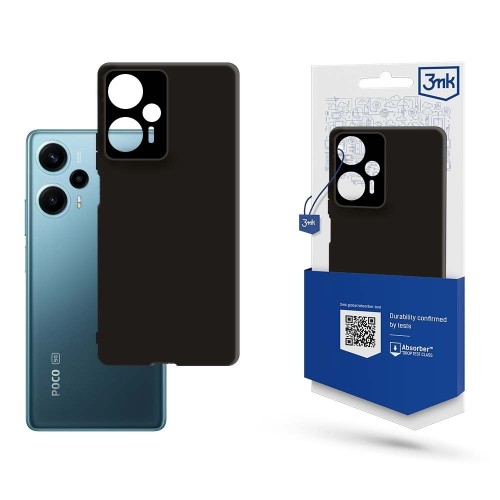 DĖKLAS 3MK MATT CASE XIAOMI POCO F5 5G JUODAS