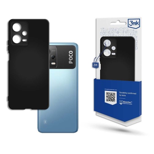 DĖKLAS 3MK MATT CASE XIAOMI POCO X5 5G JUODAS