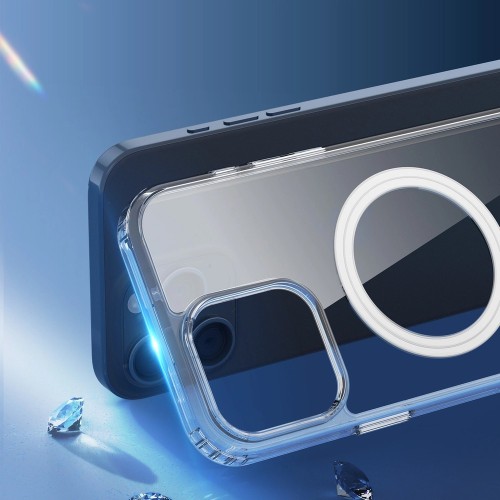 DĖKLAS DUX DUCIS CLIN MAGSAFE APPLE IPHONE 16 PRO SKAIDRUS