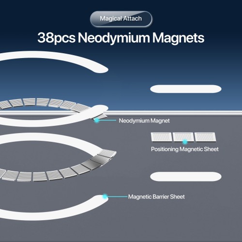 DĖKLAS DUX DUCIS CLIN MAGSAFE APPLE IPHONE 17 PRO MAX SKAIDRUS