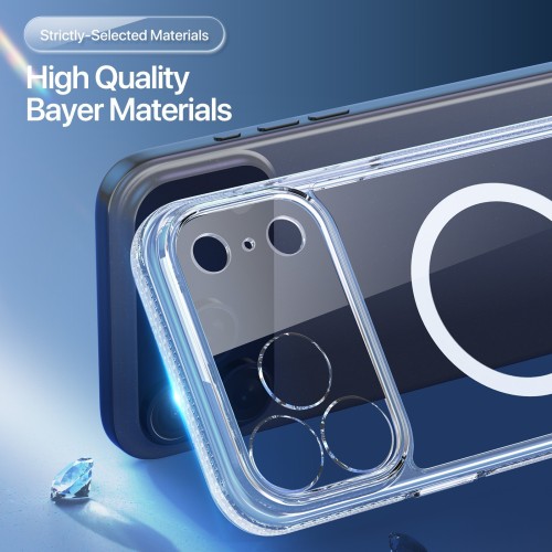 DĖKLAS DUX DUCIS CLIN MAGSAFE APPLE IPHONE 17 PRO MAX SKAIDRUS