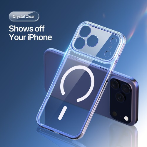 DĖKLAS DUX DUCIS CLIN MAGSAFE APPLE IPHONE 17 PRO MAX SKAIDRUS