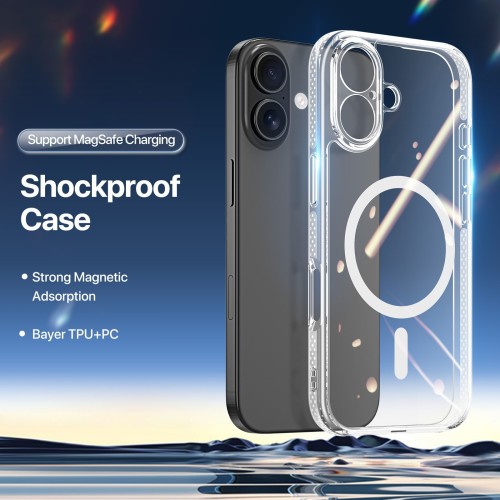 DĖKLAS DUX DUCIS CLIN MAGSAFE APPLE IPHONE 17 SKAIDRUS