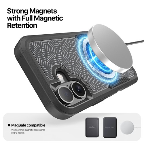 DĖKLAS DUX DUCIS SHLD APPLE IPHONE 17 JUODAS (UMBRA PATTERN)