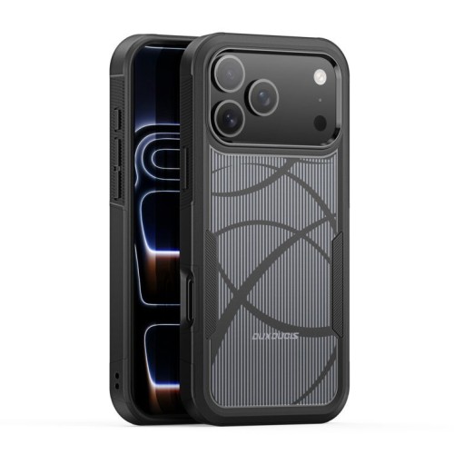 DĖKLAS DUX DUCIS SHLD APPLE IPHONE 17 PRO MAX JUODAS (RHYTHM PATTERN) DĖKLAS DUX DUCIS SHLD APPLE IPHONE 17 PRO MAX JUODAS (RHYTHM PATTERN)