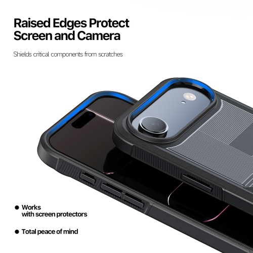 DĖKLAS DUX DUCIS SHLD APPLE IPHONE AIR JUODAS (CONTOUR PATTERN)