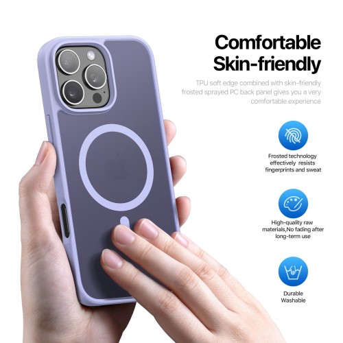 DĖKLAS DUX DUCIS YIND APPLE IPHONE 16 PRO JUODAS