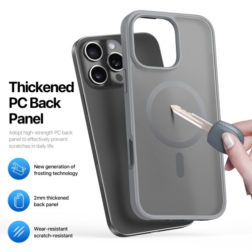 DĖKLAS DUX DUCIS YIND APPLE IPHONE 16 PRO JUODAS