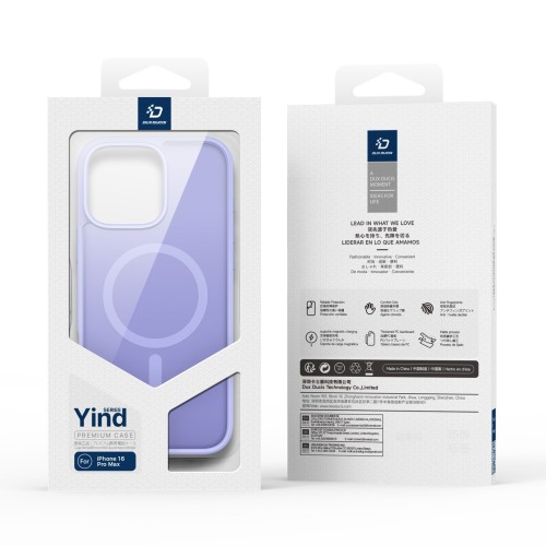 DĖKLAS DUX DUCIS YIND APPLE IPHONE 16 PRO MAX JUODAS