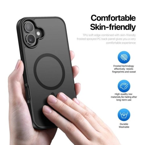 DĖKLAS DUX DUCIS YIND APPLE IPHONE 17 JUODAS