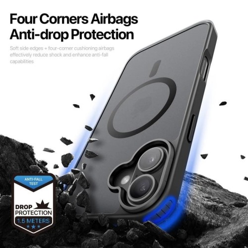 DĖKLAS DUX DUCIS YIND APPLE IPHONE 17 JUODAS