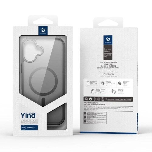 DĖKLAS DUX DUCIS YIND APPLE IPHONE 17 JUODAS