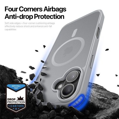 DĖKLAS DUX DUCIS YIND APPLE IPHONE 17 PILKAS