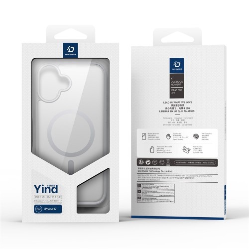 DĖKLAS DUX DUCIS YIND APPLE IPHONE 17 PILKAS