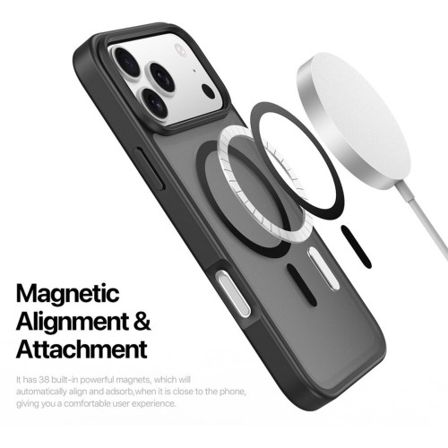 DĖKLAS DUX DUCIS YIND APPLE IPHONE 17 PRO JUODAS