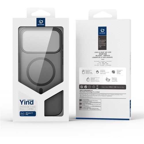 DĖKLAS DUX DUCIS YIND APPLE IPHONE 17 PRO JUODAS