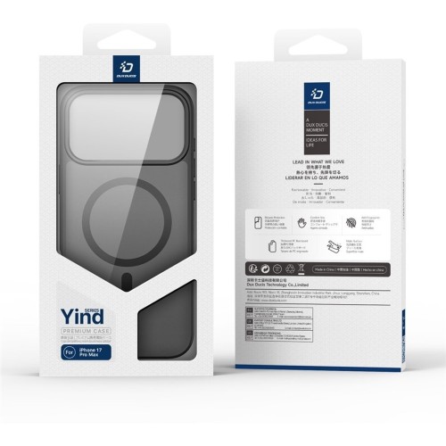 DĖKLAS DUX DUCIS YIND APPLE IPHONE 17 PRO MAX JUODAS