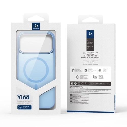DĖKLAS DUX DUCIS YIND APPLE IPHONE 17 PRO MAX MĖLYNAS