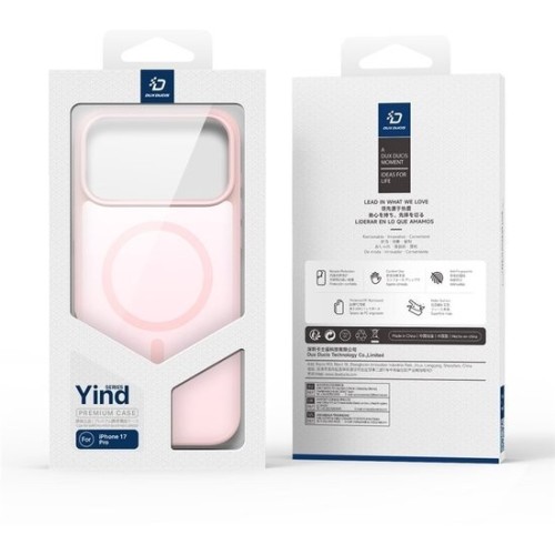 DĖKLAS DUX DUCIS YIND APPLE IPHONE 17 PRO ROŽINIS