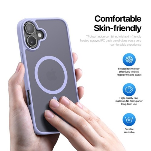 DĖKLAS DUX DUCIS YIND APPLE IPHONE 17 VIOLETINIS