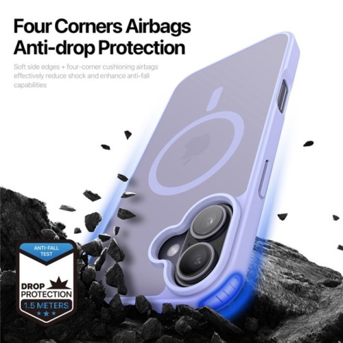 DĖKLAS DUX DUCIS YIND APPLE IPHONE 17 VIOLETINIS