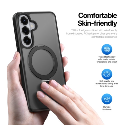 DĖKLAS DUX DUCIS YIND MAGNETIC STAND SAMSUNG S947 S26 PLUS JUODAS