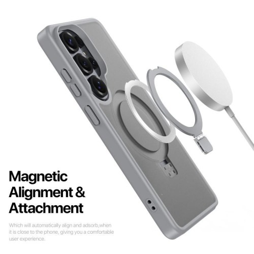 DĖKLAS DUX DUCIS YIND MAGNETIC STAND SAMSUNG S948 S26 ULTRA PILKAS
