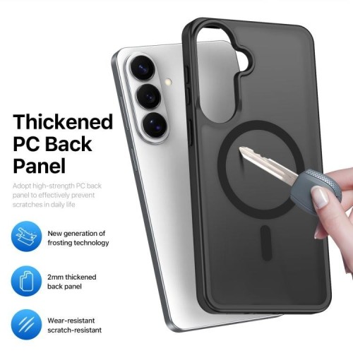 DĖKLAS DUX DUCIS YIND MAGSAFE SAMSUNG S942 S26 JUODAS