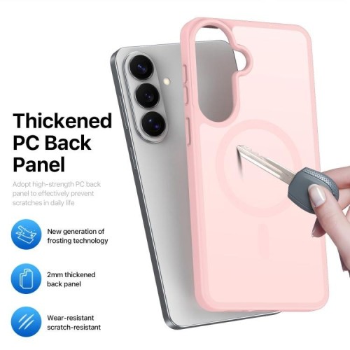 DĖKLAS DUX DUCIS YIND MAGSAFE SAMSUNG S942 S26 ROŽINIS