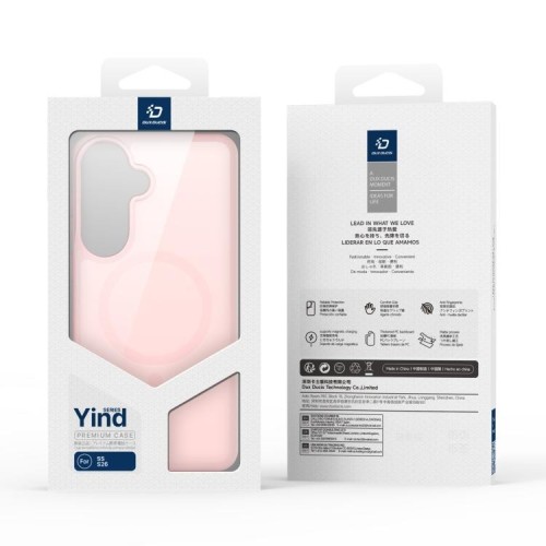 DĖKLAS DUX DUCIS YIND MAGSAFE SAMSUNG S942 S26 ROŽINIS