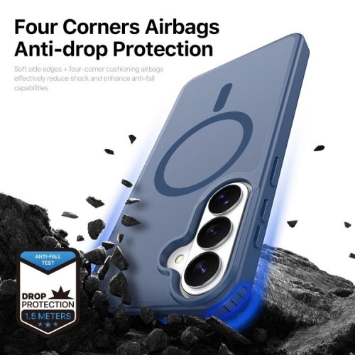 DĖKLAS DUX DUCIS YIND MAGSAFE SAMSUNG S942 S26 TAMSIAI MĖLYNAS