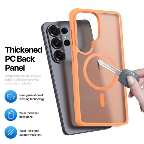 DĖKLAS DUX DUCIS YIND MAGSAFE SAMSUNG S948 S26 ULTRA ORANŽINIS