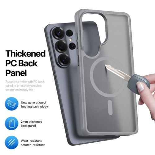 DĖKLAS DUX DUCIS YIND MAGSAFE SAMSUNG S948 S26 ULTRA PILKAS