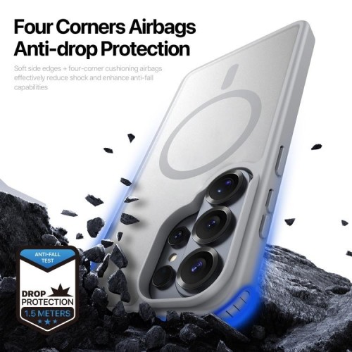 DĖKLAS DUX DUCIS YIND MAGSAFE SAMSUNG S948 S26 ULTRA PILKAS