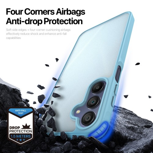 DĖKLAS DUX DUCIS YIND SAMSUNG A175 A17 4G / A176 A17 5G MĖLYNAS