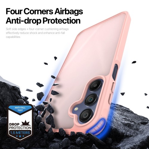 DĖKLAS DUX DUCIS YIND SAMSUNG A175 A17 4G / A176 A17 5G ROŽINIS